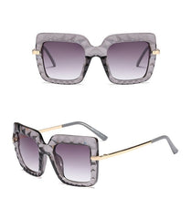 Women's Square 'Moon Casidy' Plastic Sunglasses