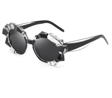 Women's Oval 'Crystal Gem' Plastic Sunglasses