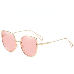 Unisex Cat Eye 'The New Vibe' Metal Sunglasses