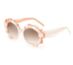 Women's Oval 'Crystal Gem' Plastic Sunglasses