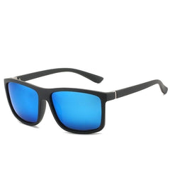 Men's Polarized 'Dark Glasses' Vintage Square Sunglasses