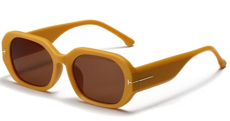 Women's Oversized Square 'Haroline Look' Plastic Sunglasses