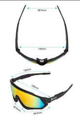 Unisex Sport Cycling 'Goku Blaze' Plastic Sunglasses