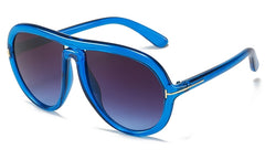 Women's Oversized Pilot 'Lady V' Plastic Sunglasses