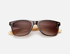 Men's Retro Square 'Summer' Wooden Sunglasses