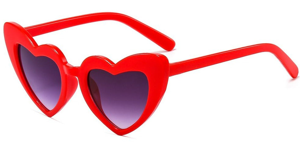 Kid's Girl Heart ' Love Eye Wear' Plastic Sunglasses