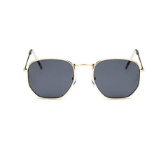 Men's Hexagon 'Cool Guy' Metal Sunglasses