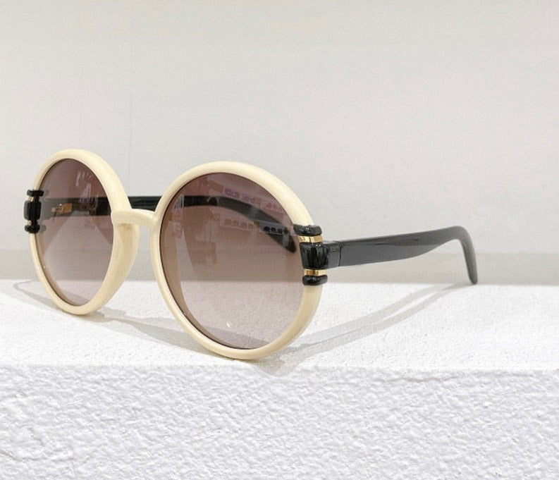 Women's Round 'Noho' Plastic Sunglasses