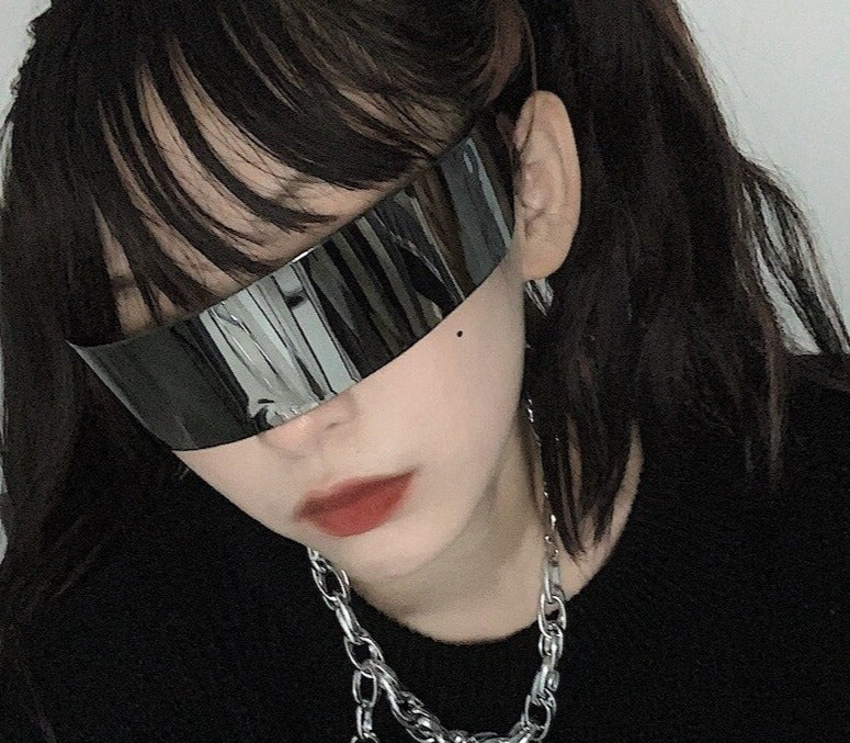 Women's Rimless Polaroid 'Arata' Plastic Costume Sunglasses