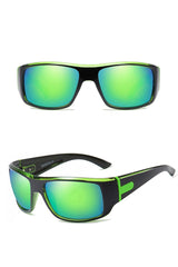 Men's Square Polarized 'The Look' Plastic Sunglasses