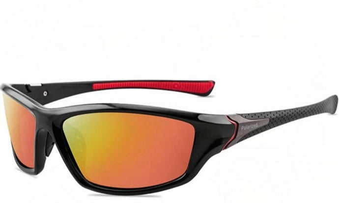 Men's Polarized 'Taz' Plastic Sports Sunglasses