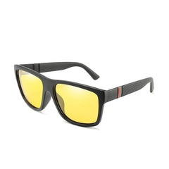 Men's Polarized 'Dark Glasses' Vintage Square Sunglasses