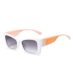 Women's Vintage Cat Eye 'Pink Flamingo' Plastic Sunglasses