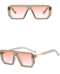 Women's Square 'Sunshine' Plastic Sunglasses