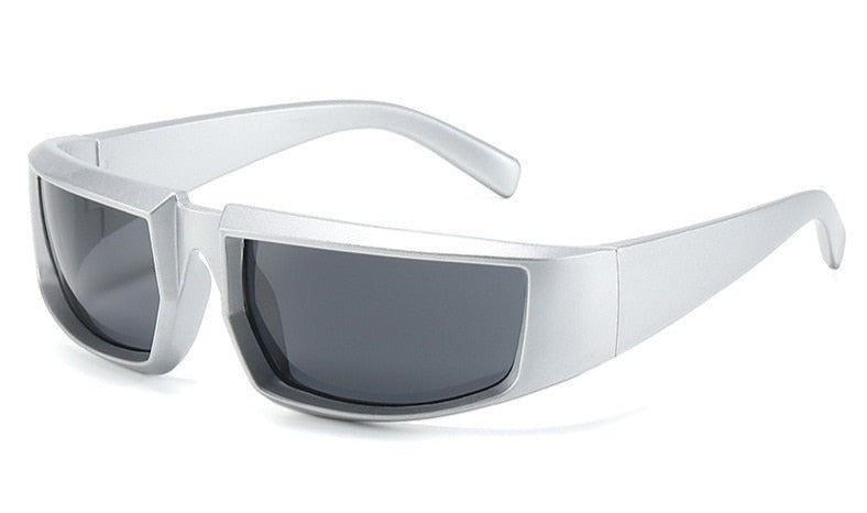 Women's Cycling Sports 'Silver Time' Plastic Sunglasses