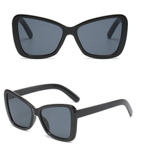 Women's Trendy Vintage Cat Eye 'Live the Fab' Plastic Sunglasses