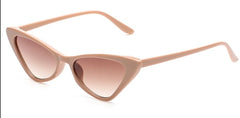 Unisex Vintage Cat Eye 'Summer Desert ' Plastic Sunglasses