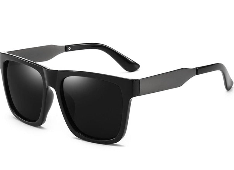 Men's Square Polarized 'Mad Max' Plastic Sunglasses
