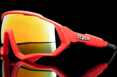 Unisex Sport Cycling 'Goku Blaze' Plastic Sunglasses