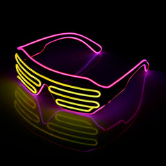 Unisex Luminous 'Naksu' Glowing Costume Sunglasses