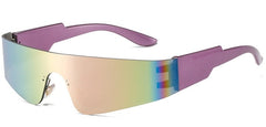 Women's Oval 'Cutlass' Plastic Sunglasses