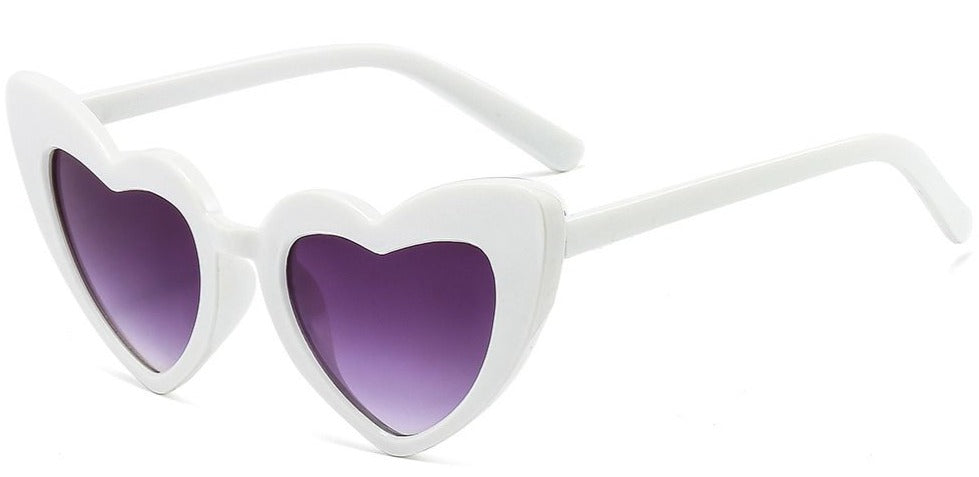 Kid's Girl Heart ' Love Eye Wear' Plastic Sunglasses