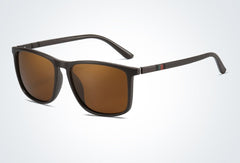 Men's Square Polarized 'Freedom ' Plastic Sunglasses