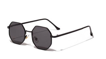 Women's Vintage Polygon 'Fright ' Metal Sunglasses