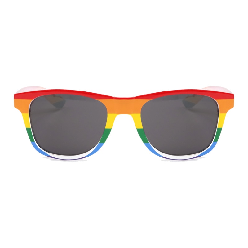 Unisex Retro Rectangular 'Rainbow'  Sunglasses