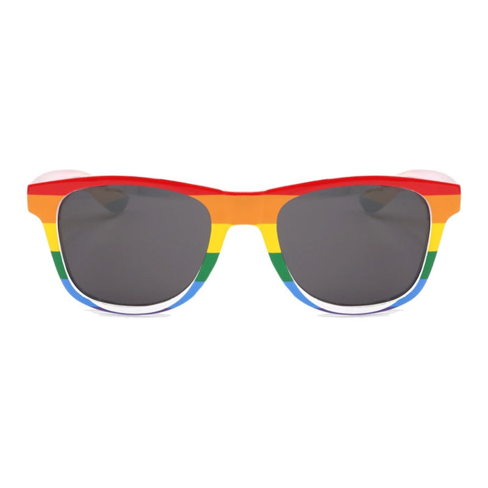 Unisex Retro Rectangular 'Rainbow'  Sunglasses