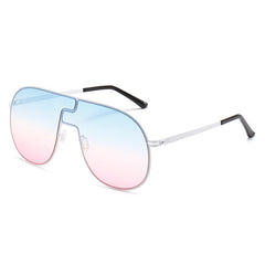 Women's Oval 'Beach Boys' Alloy Sunglasses