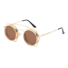 Unisex Round Steampunk ' Magic Spells' Plastic Sunglasses