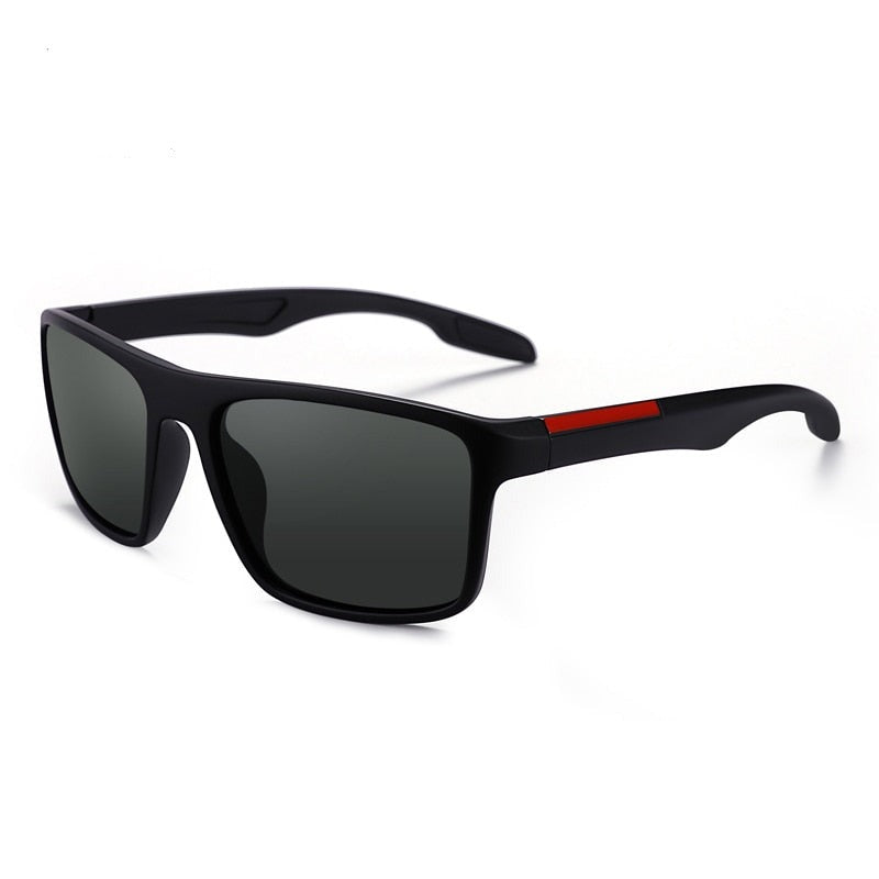 Men's Shield 'Mossino' Plastic Sun Glasses