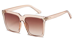 Women's Oversized Square 'Silky' Plastic Sunglasses