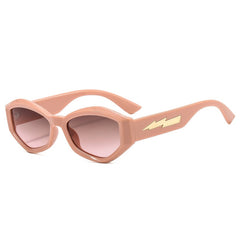 Women's Retro Irregular 'Flower Gaze' Cat Eye Sunglasses