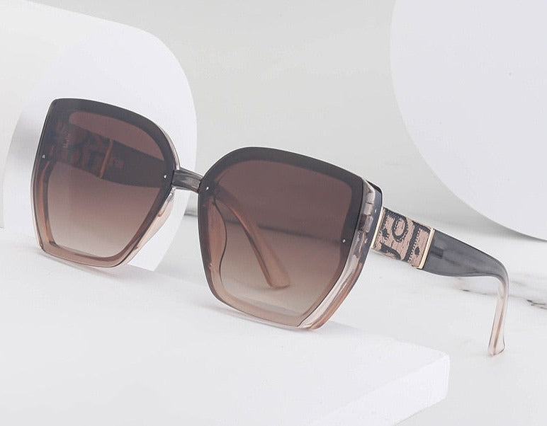 Women's Square 'Tiff High' Plastic Sunglasses
