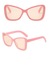 Women's Trendy Vintage Cat Eye 'Live the Fab' Plastic Sunglasses