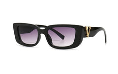 Women's Small Rectangle 'Shawn Shine' Plastic Sunglasses