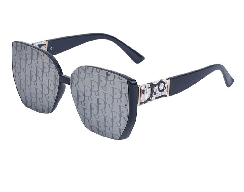 Women's Square 'Tiff High' Plastic Sunglasses