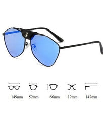 Unisex Cat Eye Alloy 'Reflect Stylez' Sunglasses