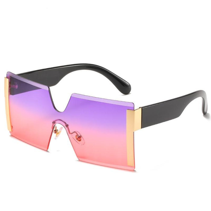 Women's Steampunk 'The Thing' Rimless Sunglasses