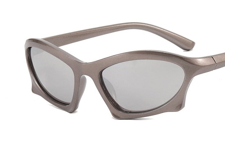 Women's Punk Polygon 'Shion Wear' Plastic Sunglasses