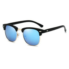 Men's Retro Square 'Big Boss' Polarized Sunglasses