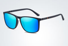 Men's Square Polarized 'Freedom ' Plastic Sunglasses