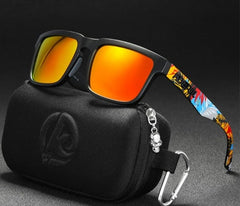 Men's Polarized Square 'Grinch Eye Wear' Plastic Sunglasses