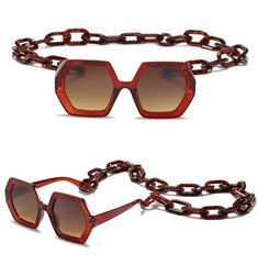 Women's  Square Bell'  Plastic Sunglasses