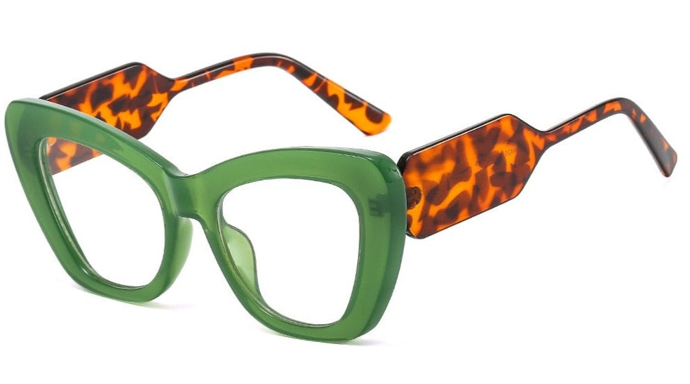 Women's Fashion Cat Eye 'Desert ' Plastic Sunglasses