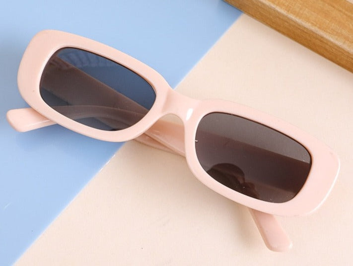 Kid's Girls Rectangle  'Leia Out Door' Plastic Sunglasses