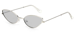 Women's Small Oval 'Alynx' Metal Sunglasses