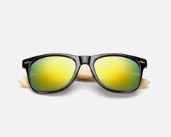 Men's Retro Square 'Summer' Wooden Sunglasses